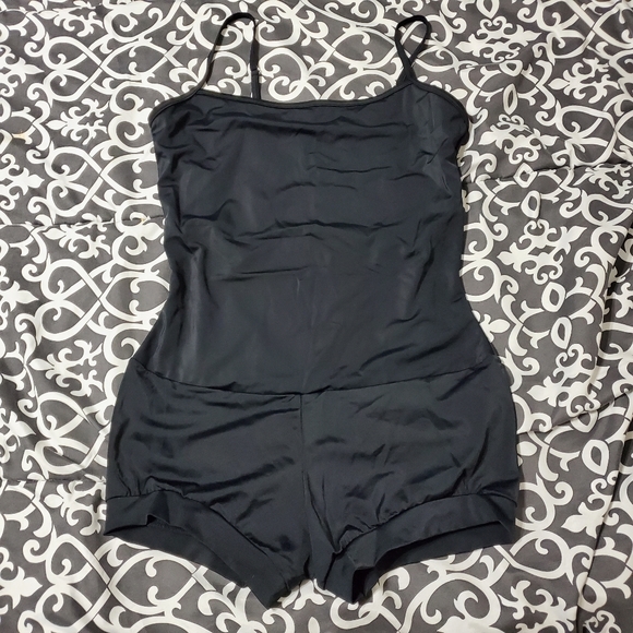 Balera Black Leotard Body Suit Biketard